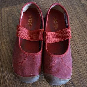 KEEN Red Slip-ons
